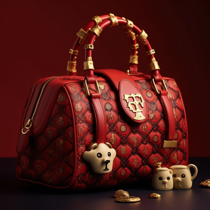 A purse inspired by Panda Express