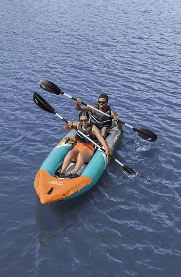 two people on the kayak