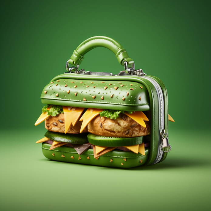 A purse inspired by Shake Shack