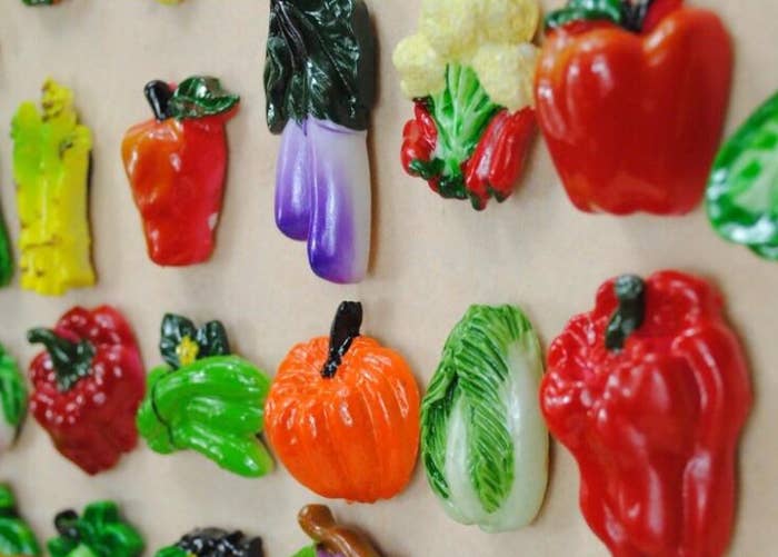 Fruit and veggie magnets