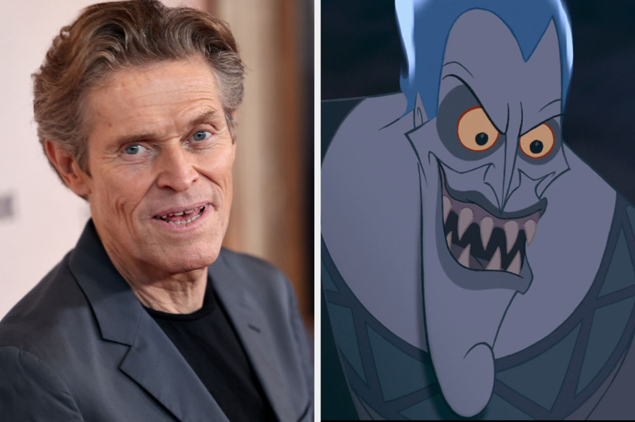 Close-up of Willem in a suit and animated Hades