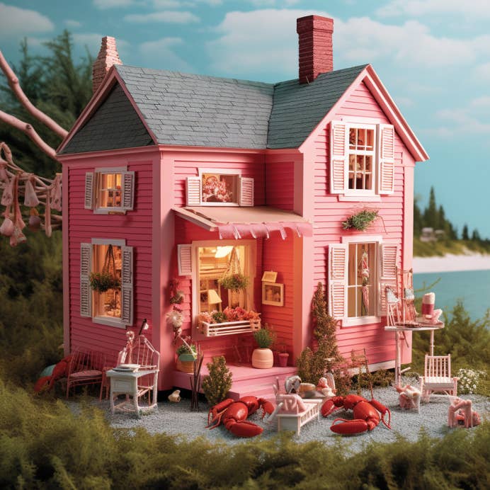 Barbie giant hotsell house