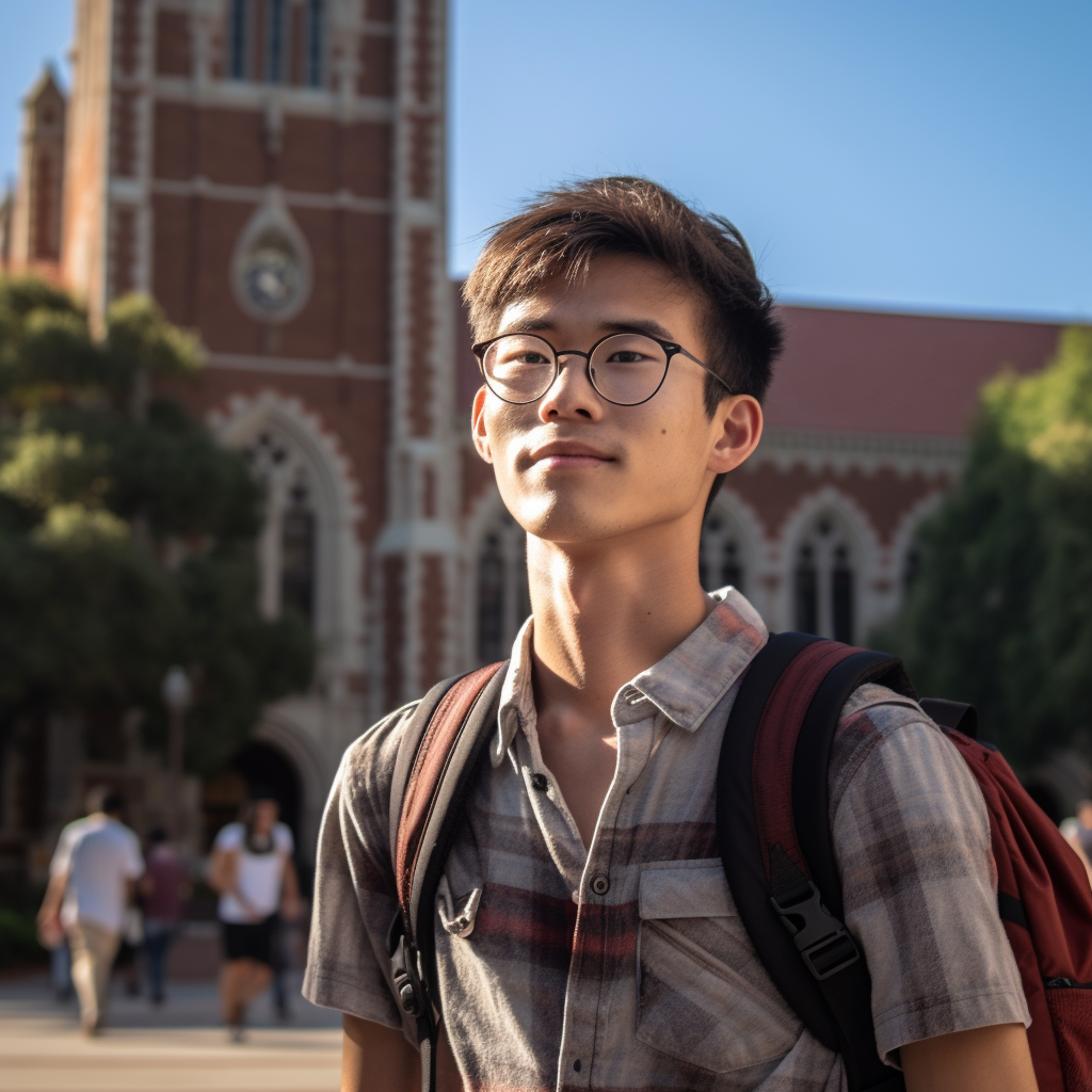 AI of a University of Southern California student