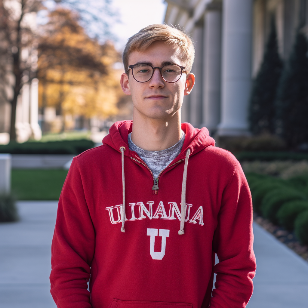 AI version of an Indiana University student