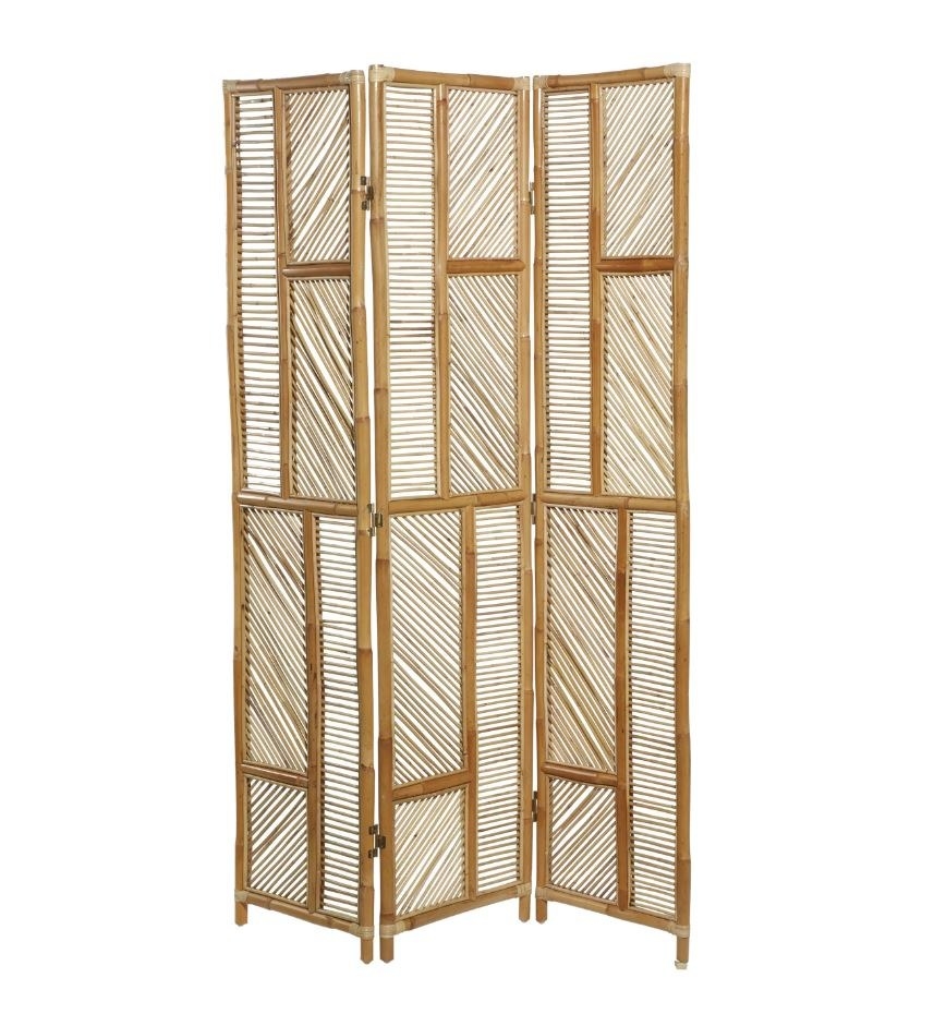 bamboo-style room divider
