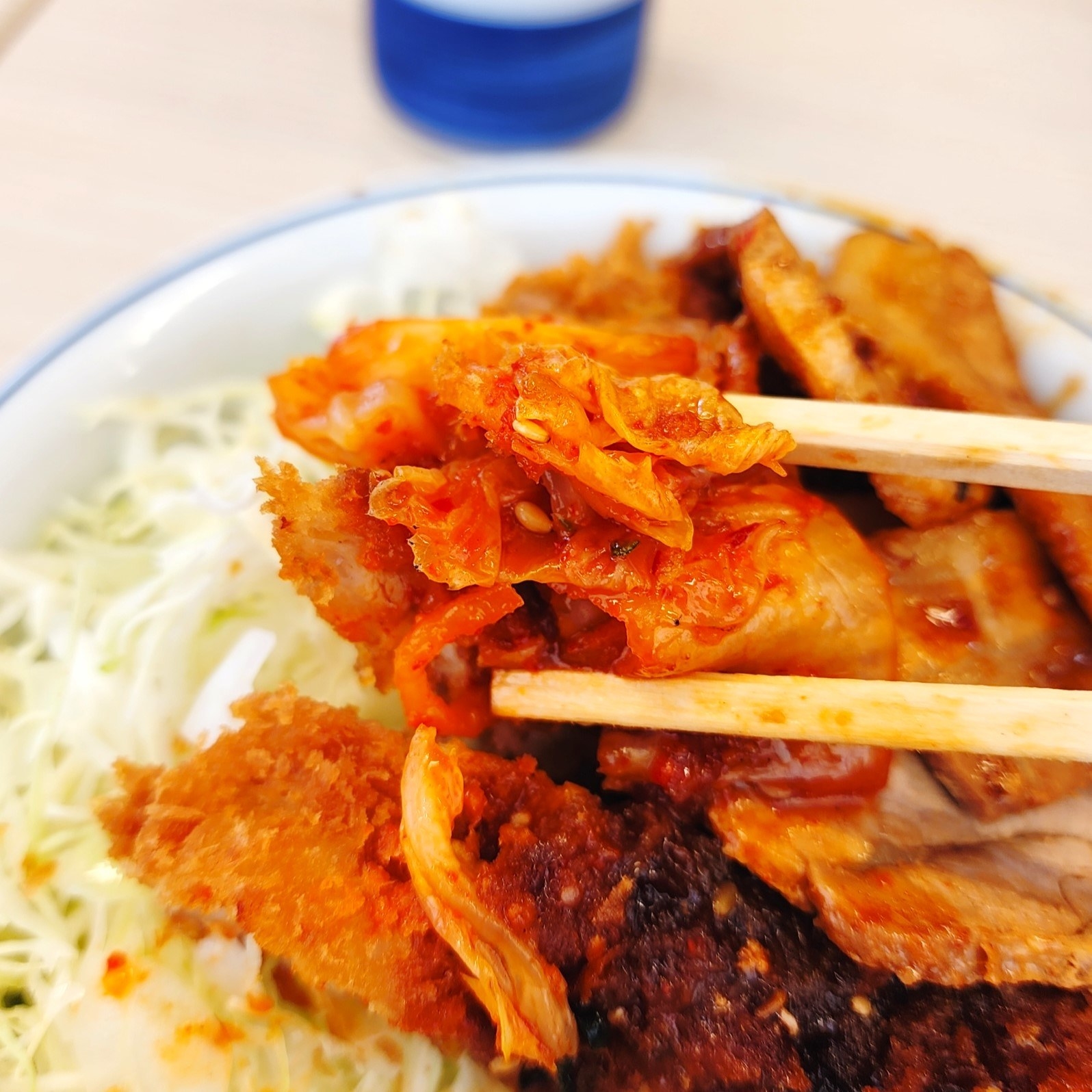 かつやのおすすめ期間限定メニュー「豚カルビ焼肉とチキンカツの合い盛り丼」