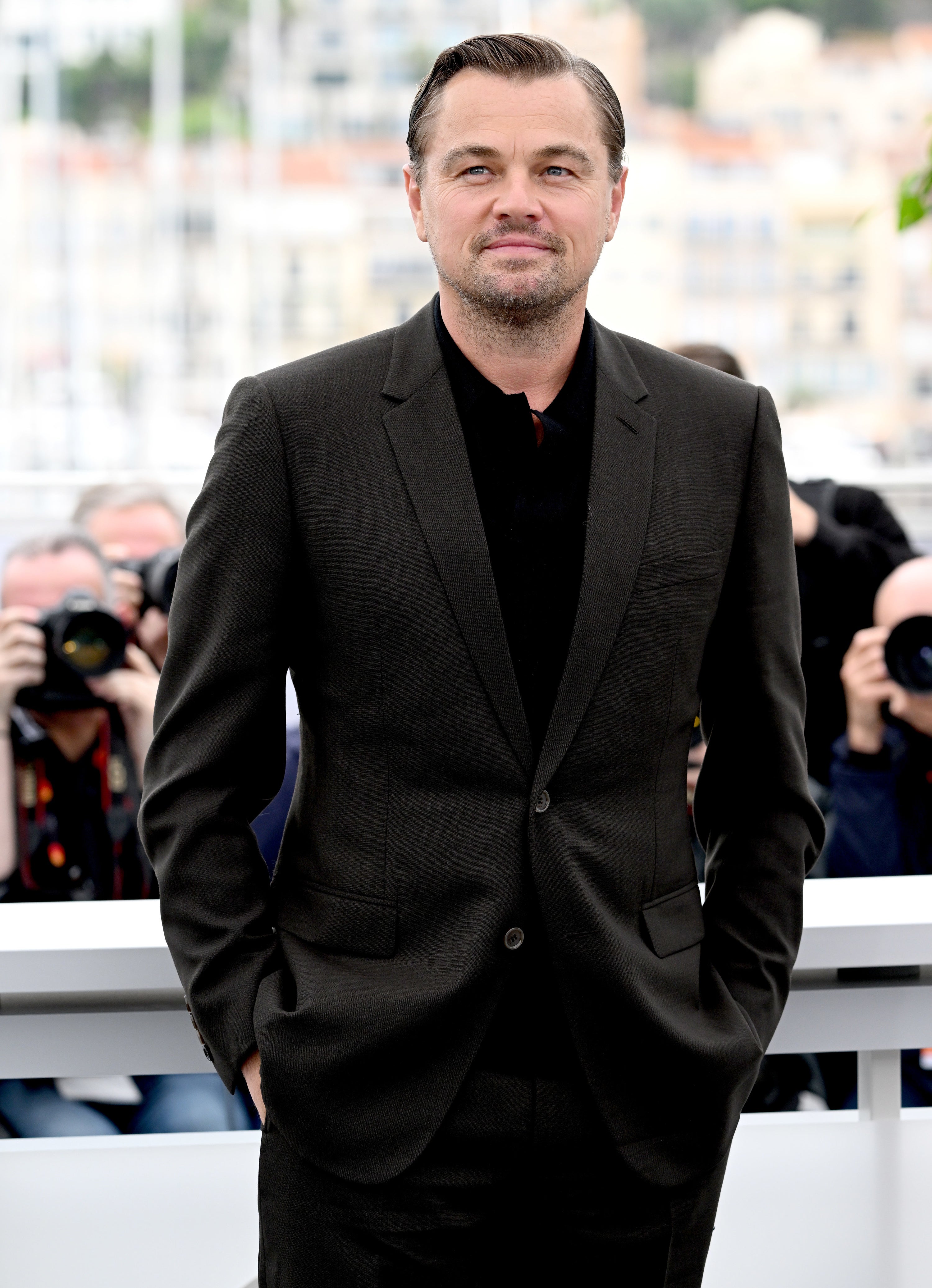 Leonardo DiCaprio at the premiere of the Killers of the Flower Moon