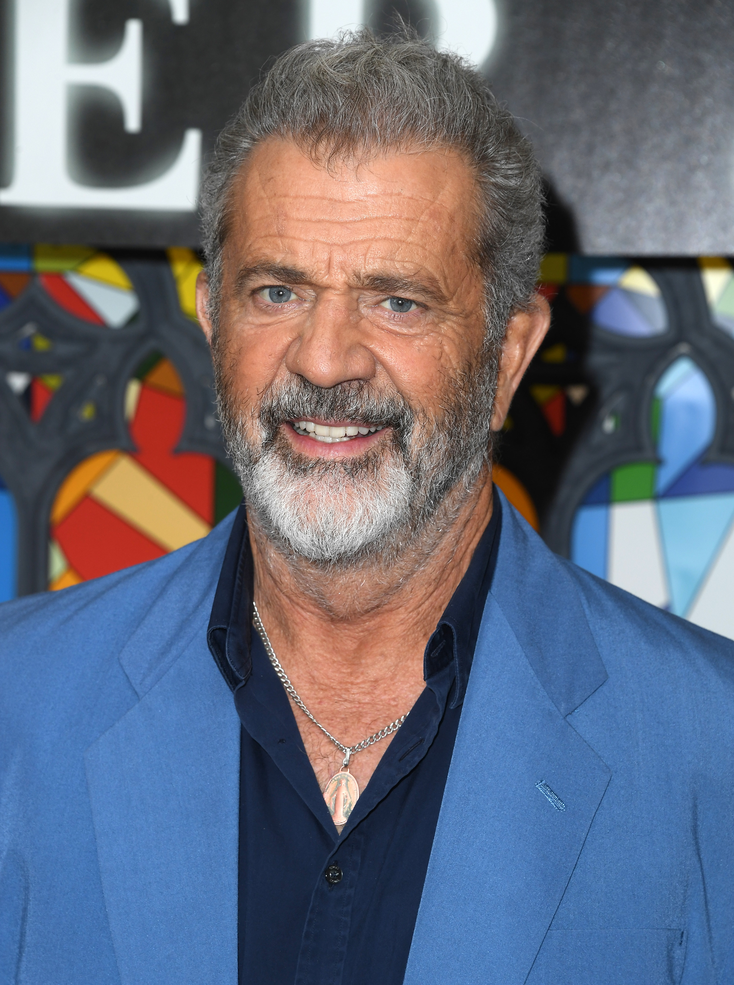 Mel Gibson at the premiere of Father Stu