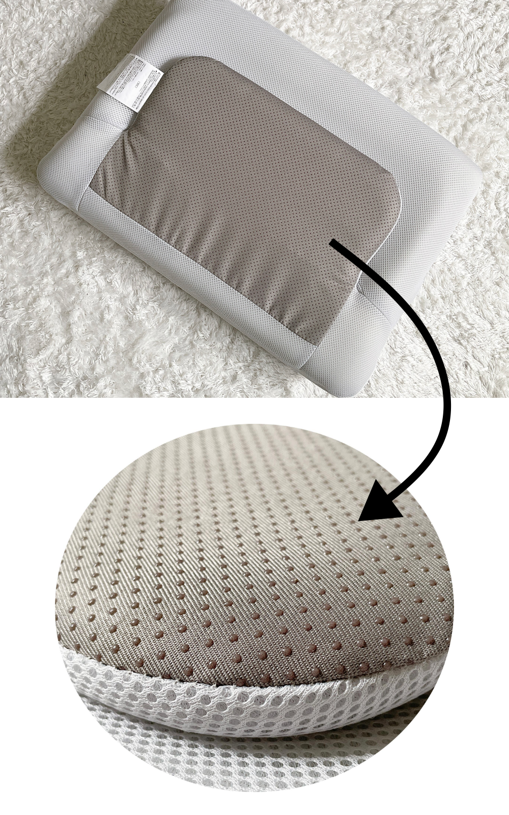 CAINZ（カインズ）のおすすめの便利グッズ「枕にもなる背もたれイス Lepoco クールグレー」