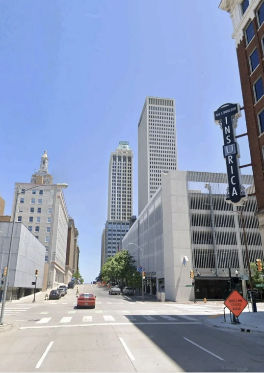 A street in Tulsa, Oklahoma
