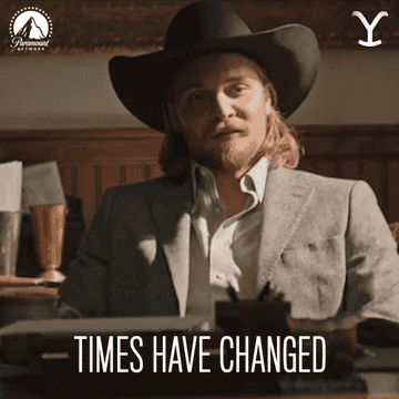 kayce saying times have changed on yellowstone