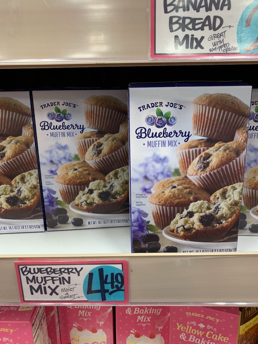 Trader Joe&#x27;s blueberry muffin mix