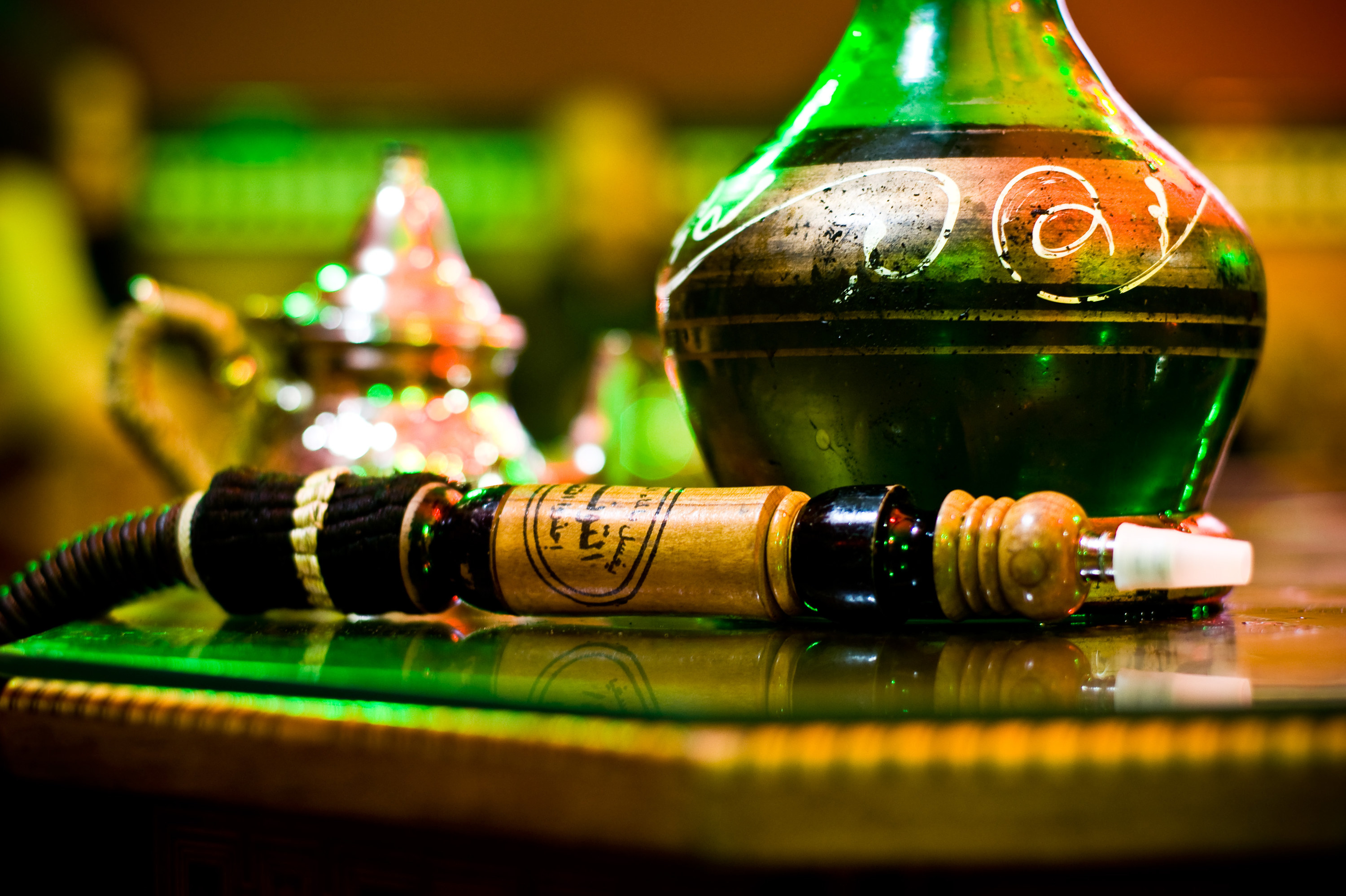 hookah on top of a table