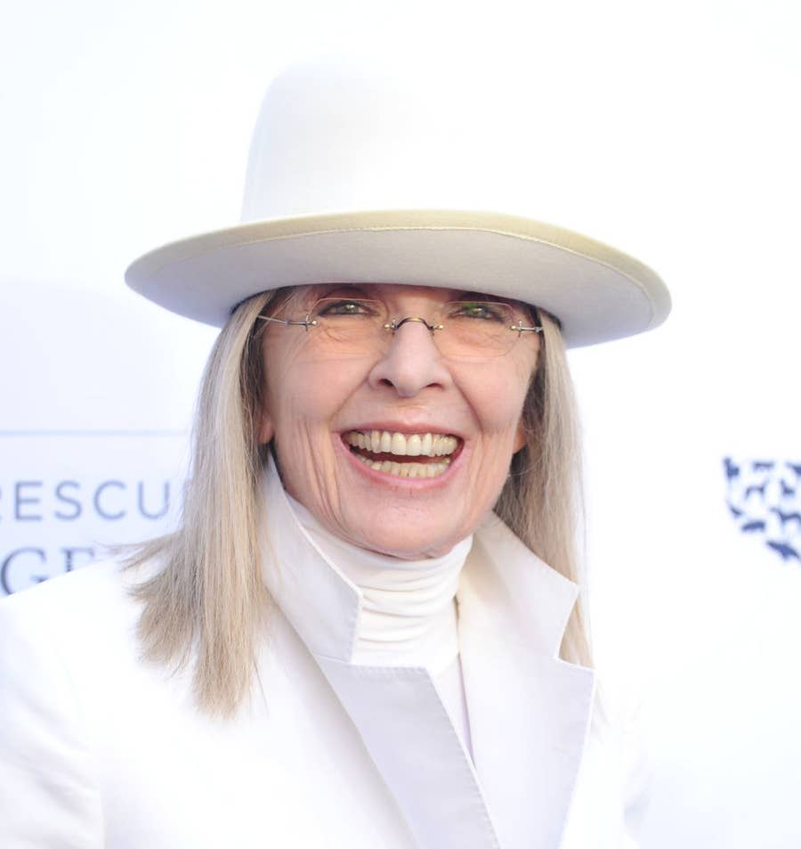 Diane Keaton Wears Larger-Than-Life-Sized Hat in Video