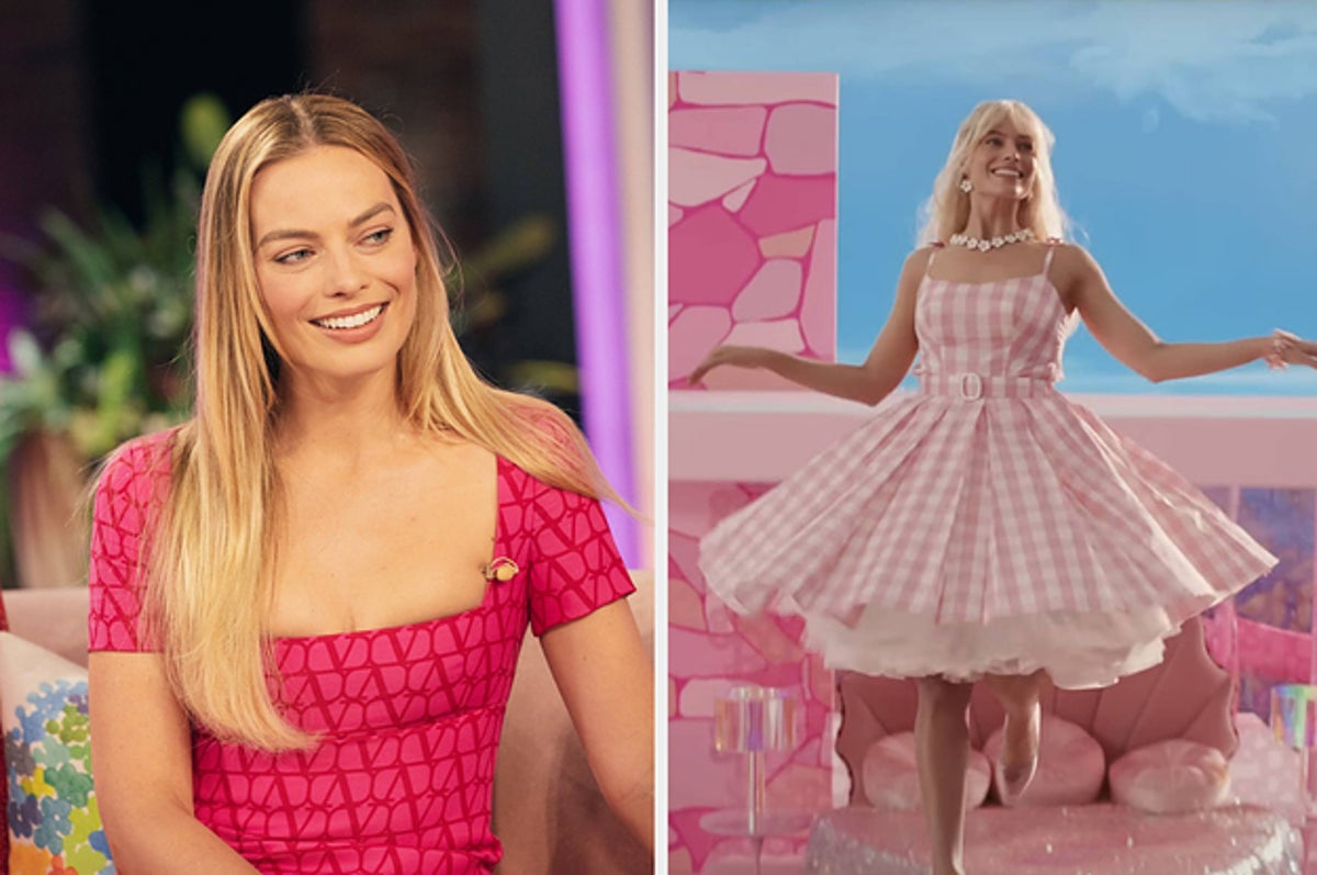 Margot Robbie looks adorable as she gets over-excited at ice