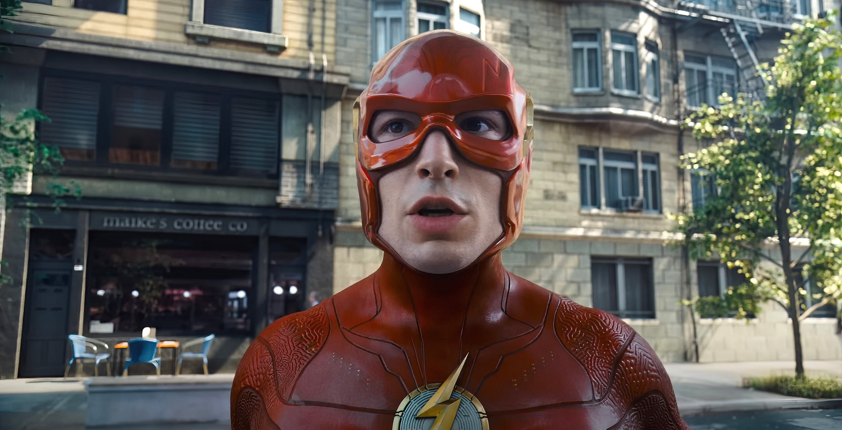 Ezra in costume as the Flash
