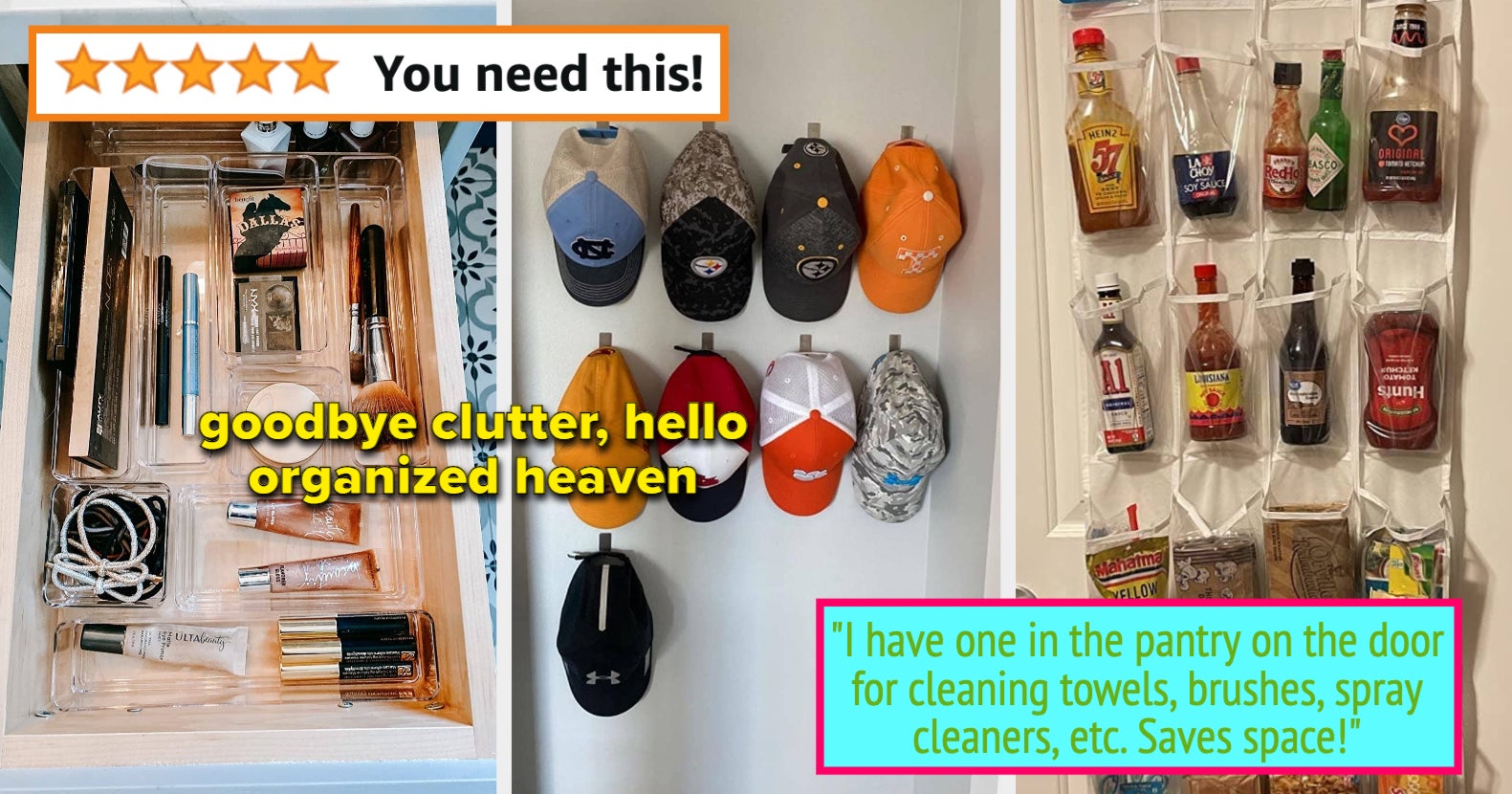 over The Door Organizer Various Compartments Multifunctional Hanging Pantry Storage  for Crafts Hats Clothing Door Hair Dryers - AliExpress