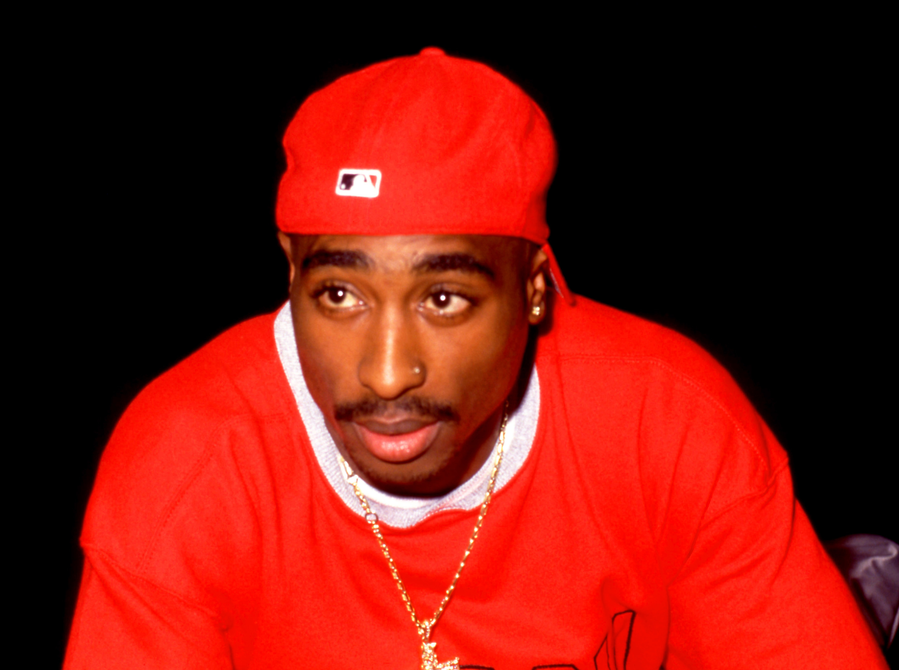 Closeup of Tupac Shakur