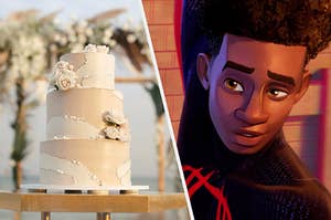 A cake and Miles Morales