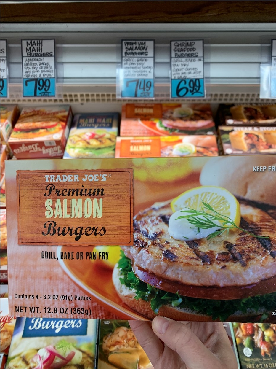 Trader Joe&#x27;s Premium Salmon Burgers