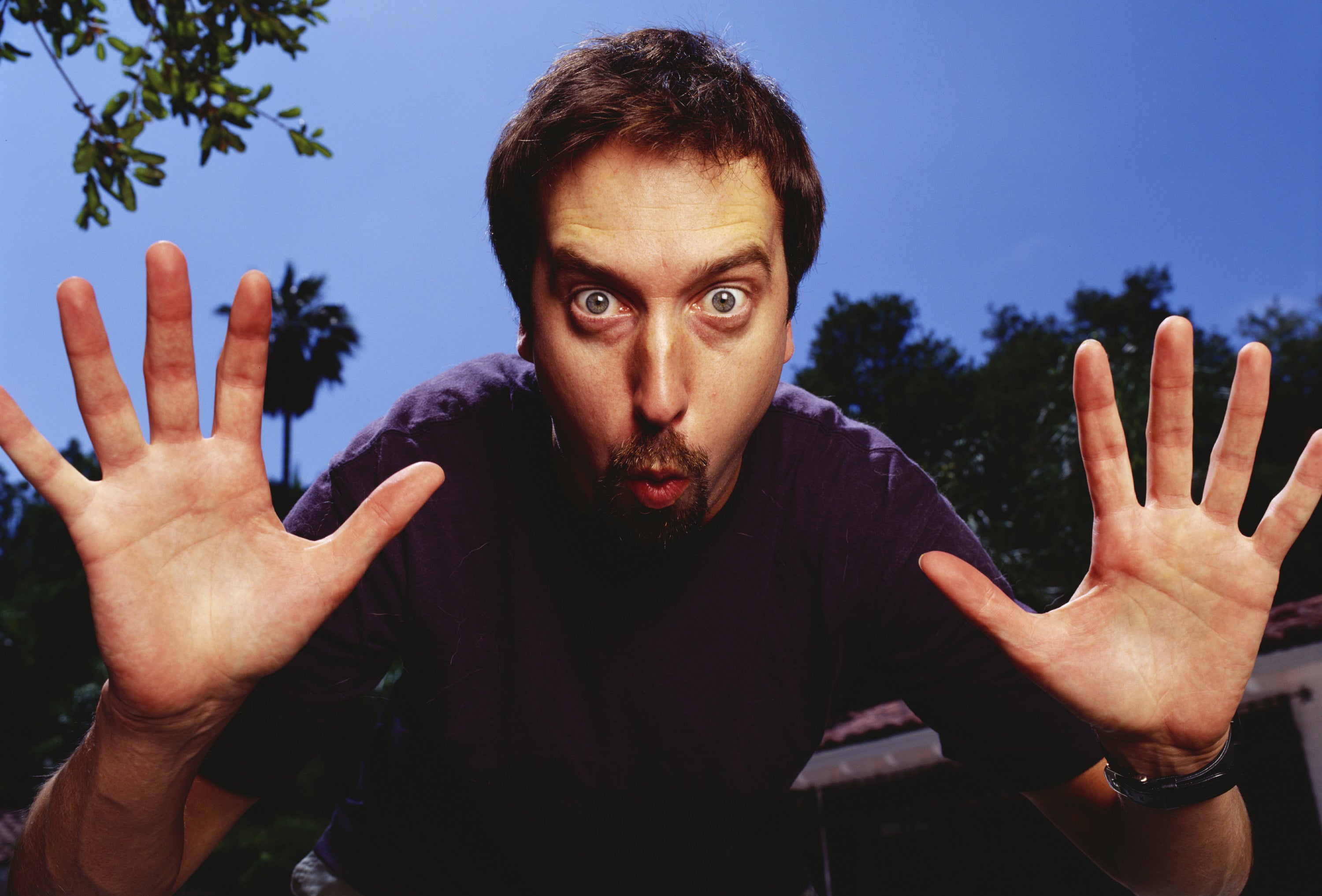 Tom Green makes a funny face