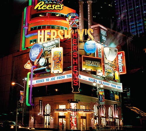 Hershey&#x27;s chocolate world in NYC.