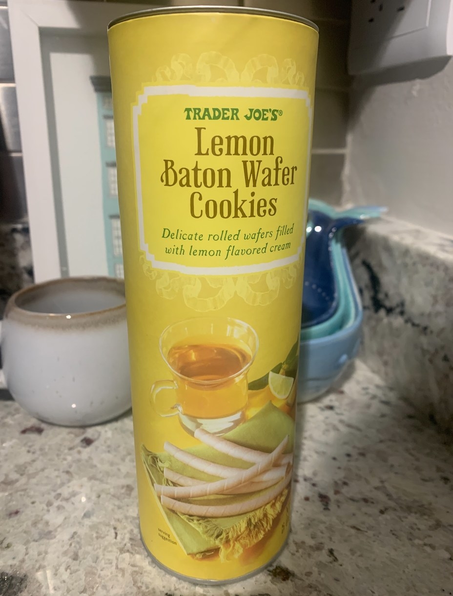 Trader Joe&#x27;s Lemon Baton Wafer Cookies