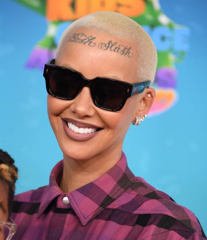 Closeup of Amber Rose