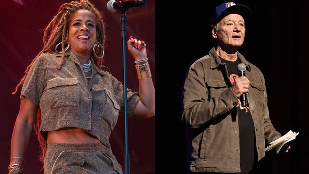 kelis and bill murray are pictured