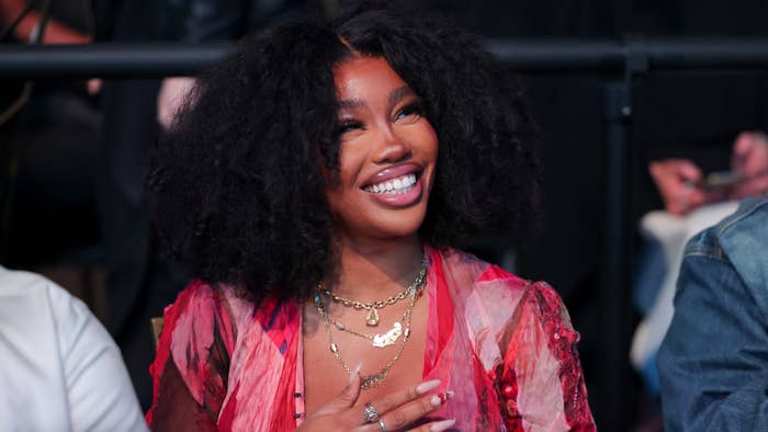 sza is seen at event