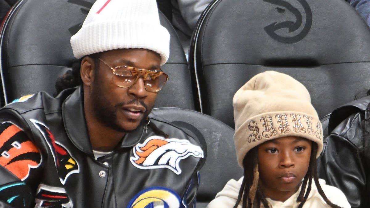 The rapper's son playfully ribbed his dad by saying he has more money than him.