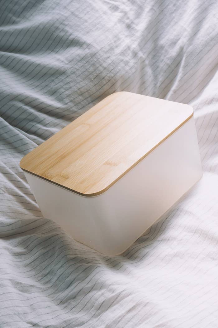 3COINSのおしゃれ収納「【バンブーシリーズ】収納ボックス:Mサイズ」