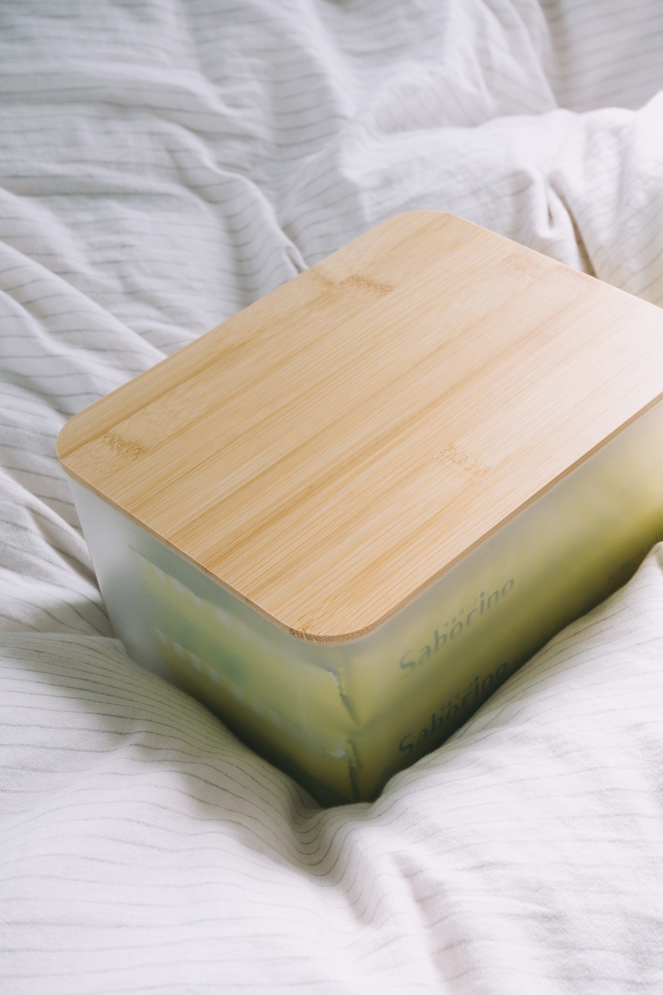 3COINSのおしゃれ収納「【バンブーシリーズ】収納ボックス:Mサイズ」