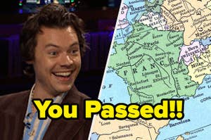 Harry Styles and a map.