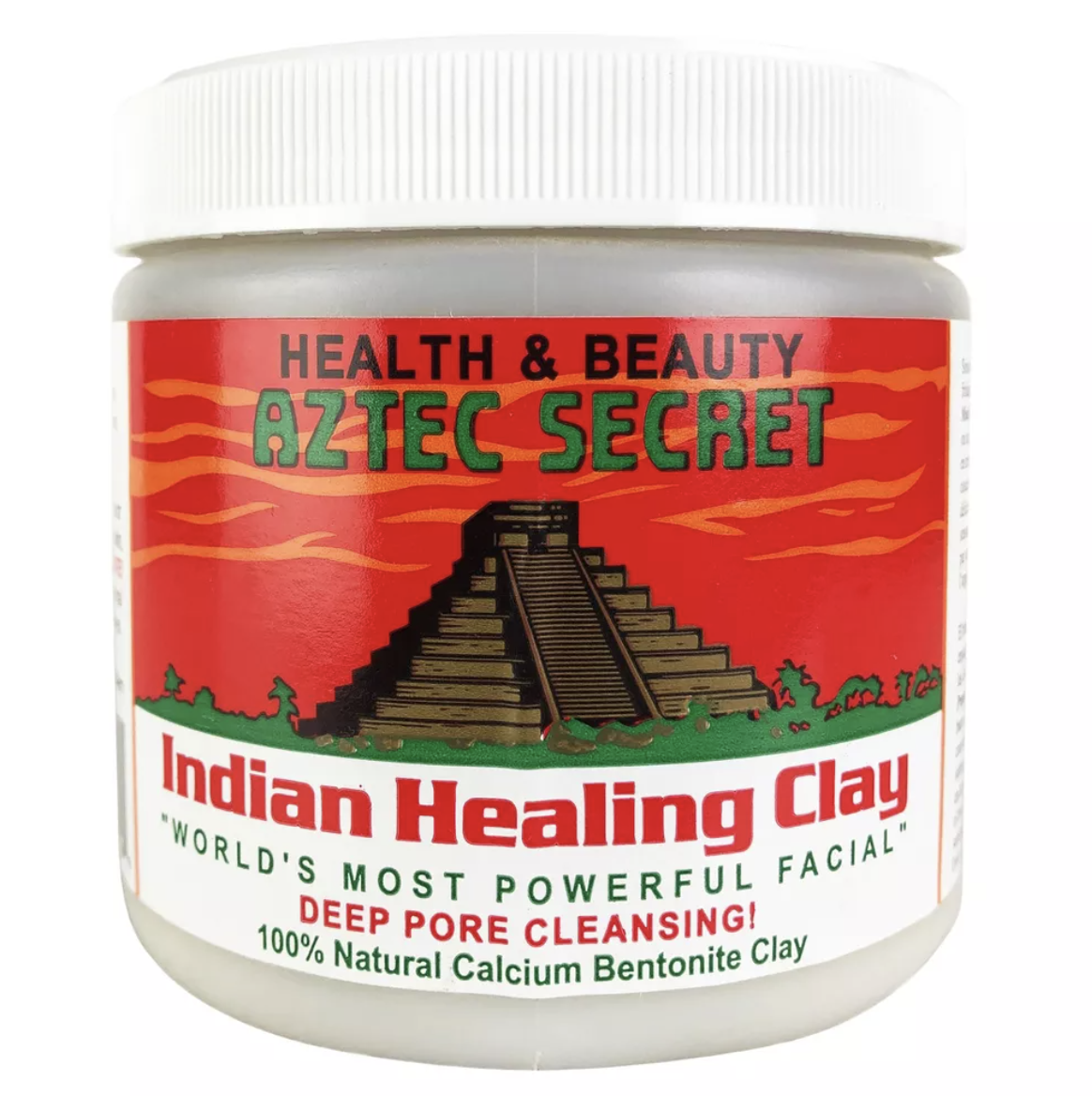 a tub of aztec secret indian healing clay