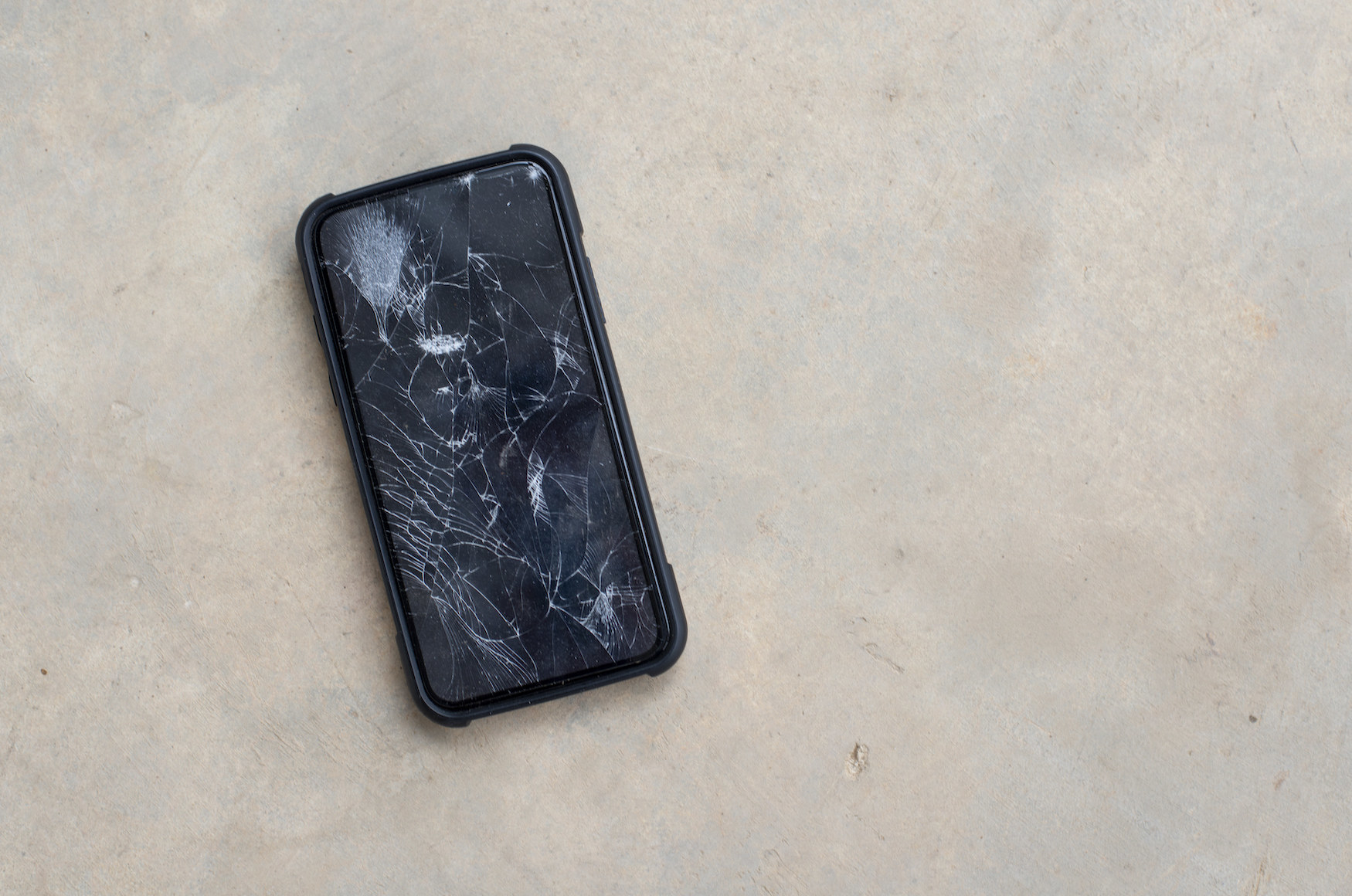 broken cell phone