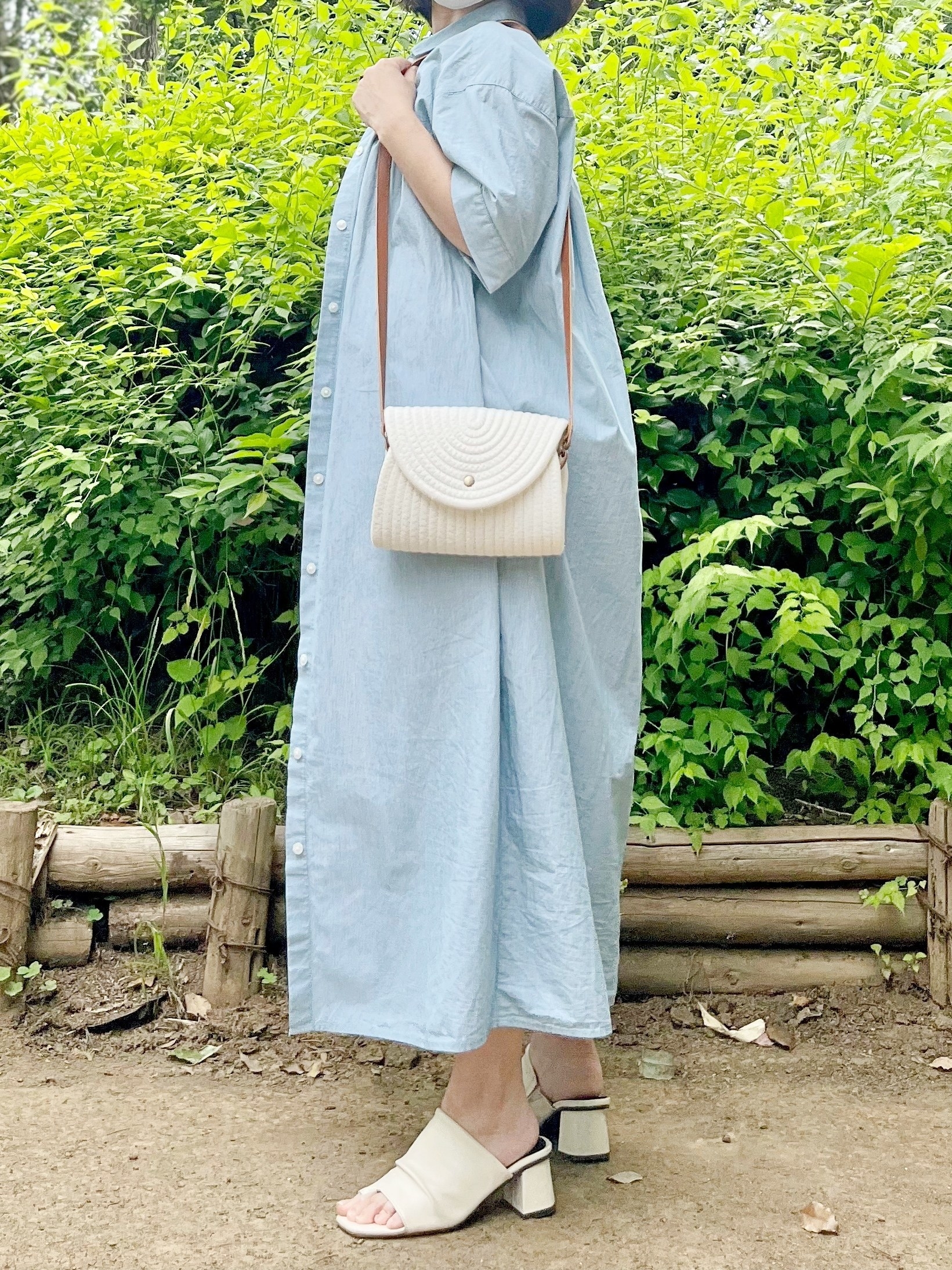 DAISO(ダイソー)のおすすめアイテム「ロープバッグ」のコーディネート