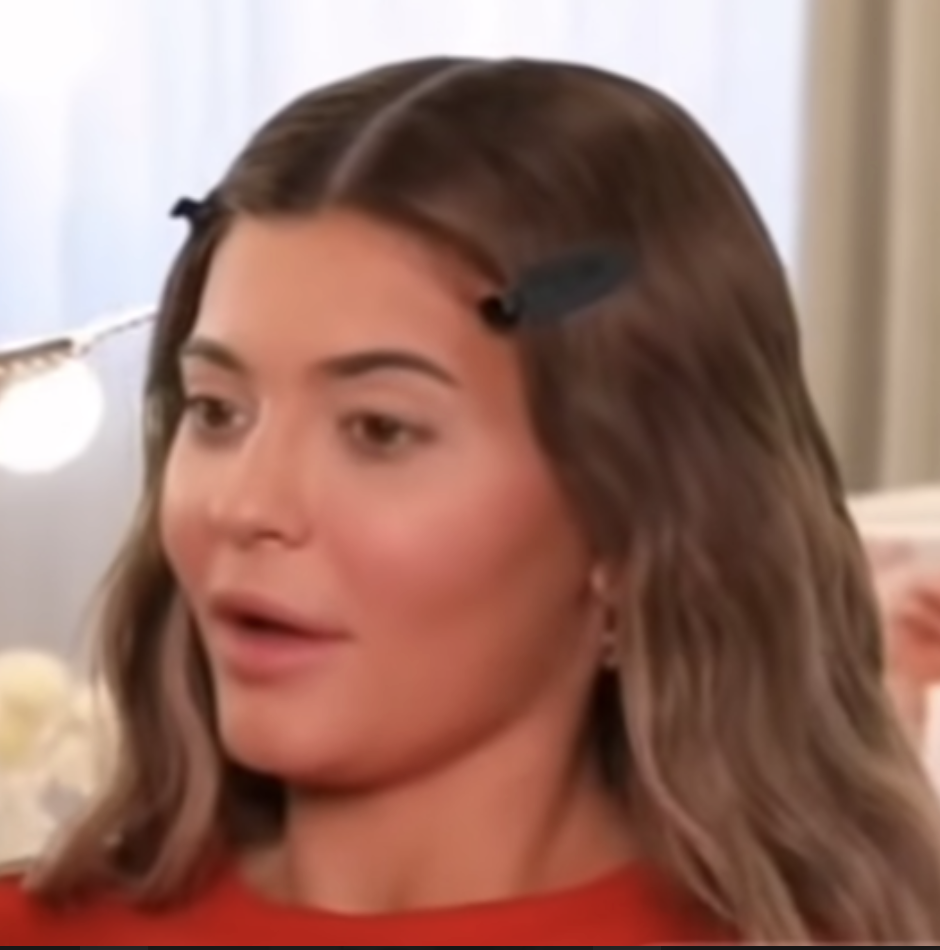 Closeup of Kylie Jenner