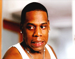 Jay-Z making a cringe face