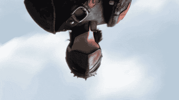 hiccup and toothless flying in how to train your dragon
