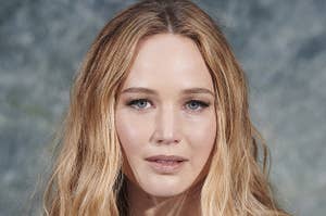 Jennifer Lawrence poses for a photo