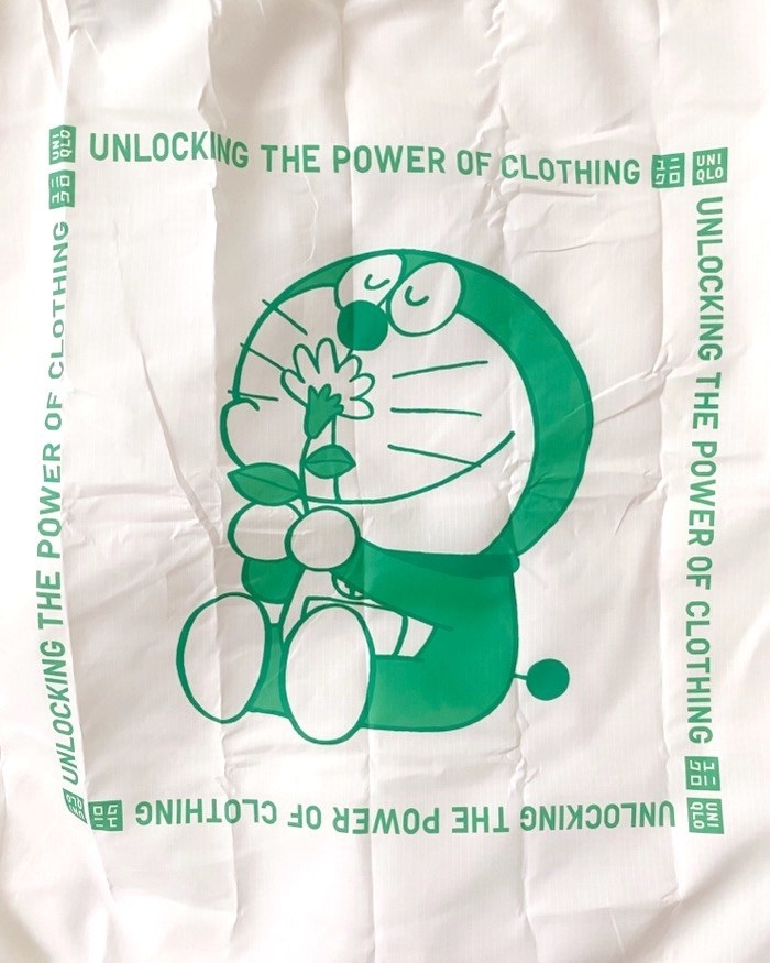 UNIQLO（ユニクロ）のおすすめのアイテム「ドラえもん サステナモード ポケッタブルバッグ」