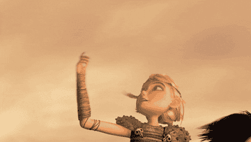 hiccup and astrid riding toothless in how to train your dragon