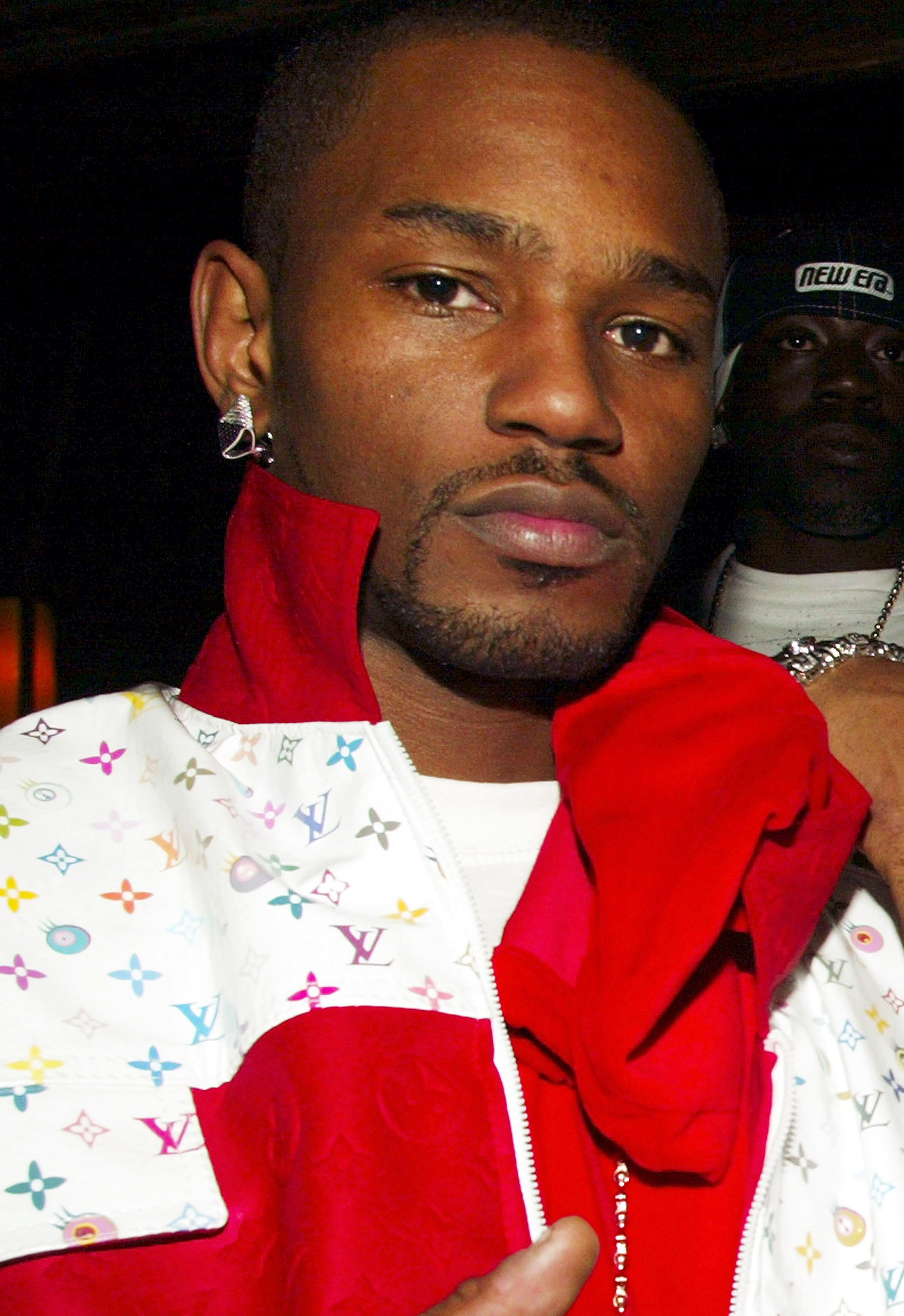 Cam&#x27;ron in Dapper Dan Louis Vuitton Bootleg