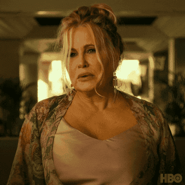 Jennifer Coolidge in the white lotus saying could I get some alcohol