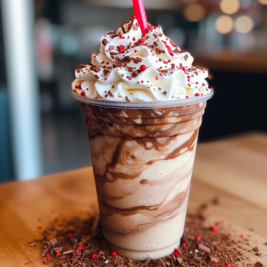 A frappuccino