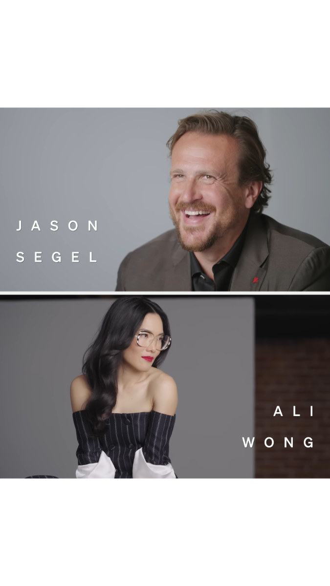 Close-ups of Jason and Ali