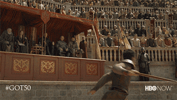 GIF of The Mountain and the Viper fighting