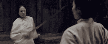 GIF of a fight scene from &quot;Crouching Tiger, Hidden Dragon&quot;