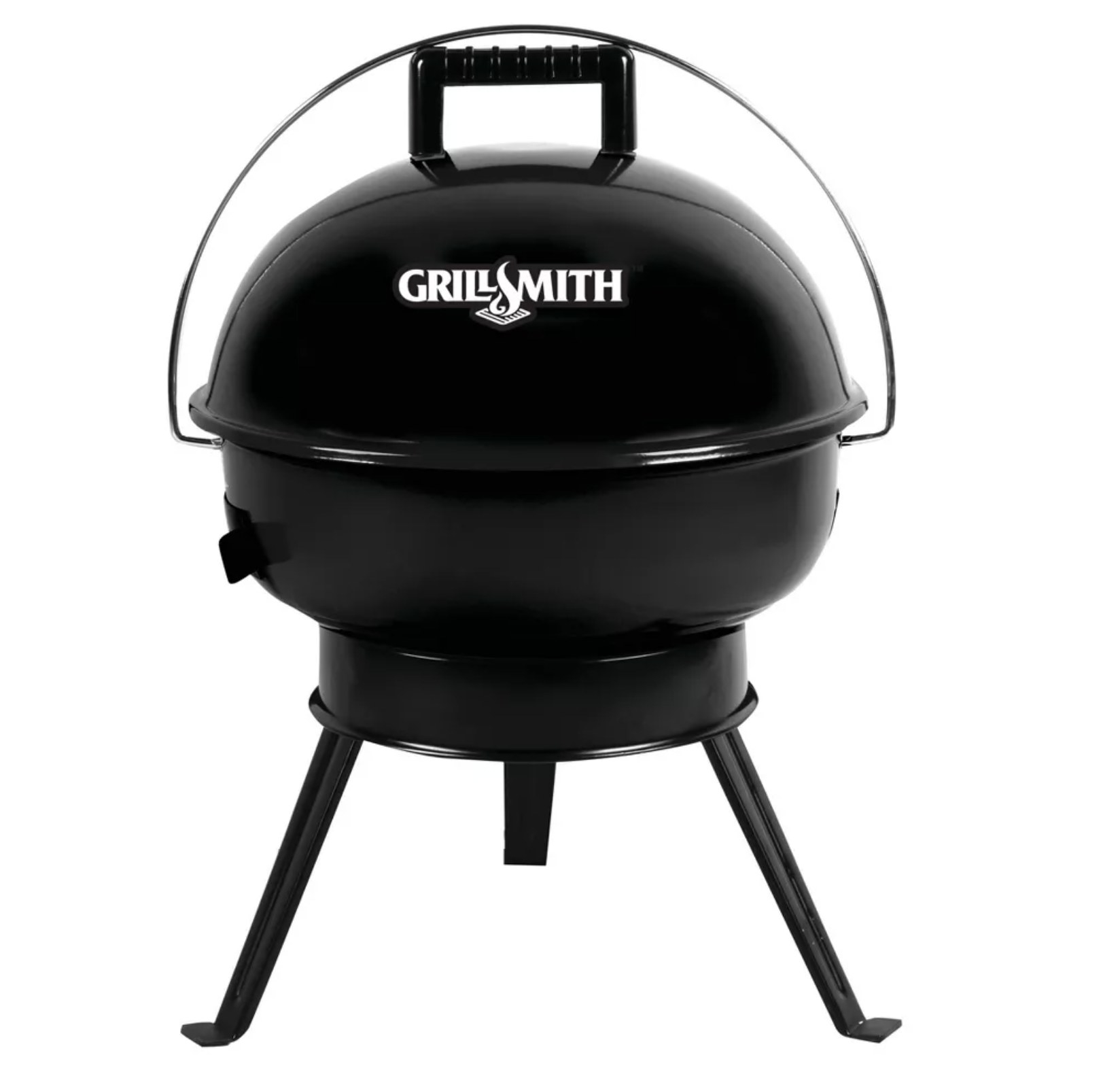 the charcoal grill with foldable legs